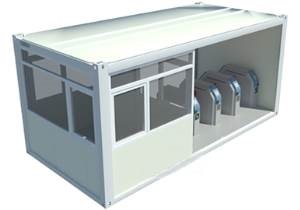 SUS移动式门禁箱柜租赁